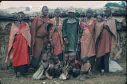 Masai Chief and his wifes