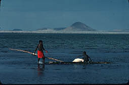 Elmolo fishermen in Lake Turkana
